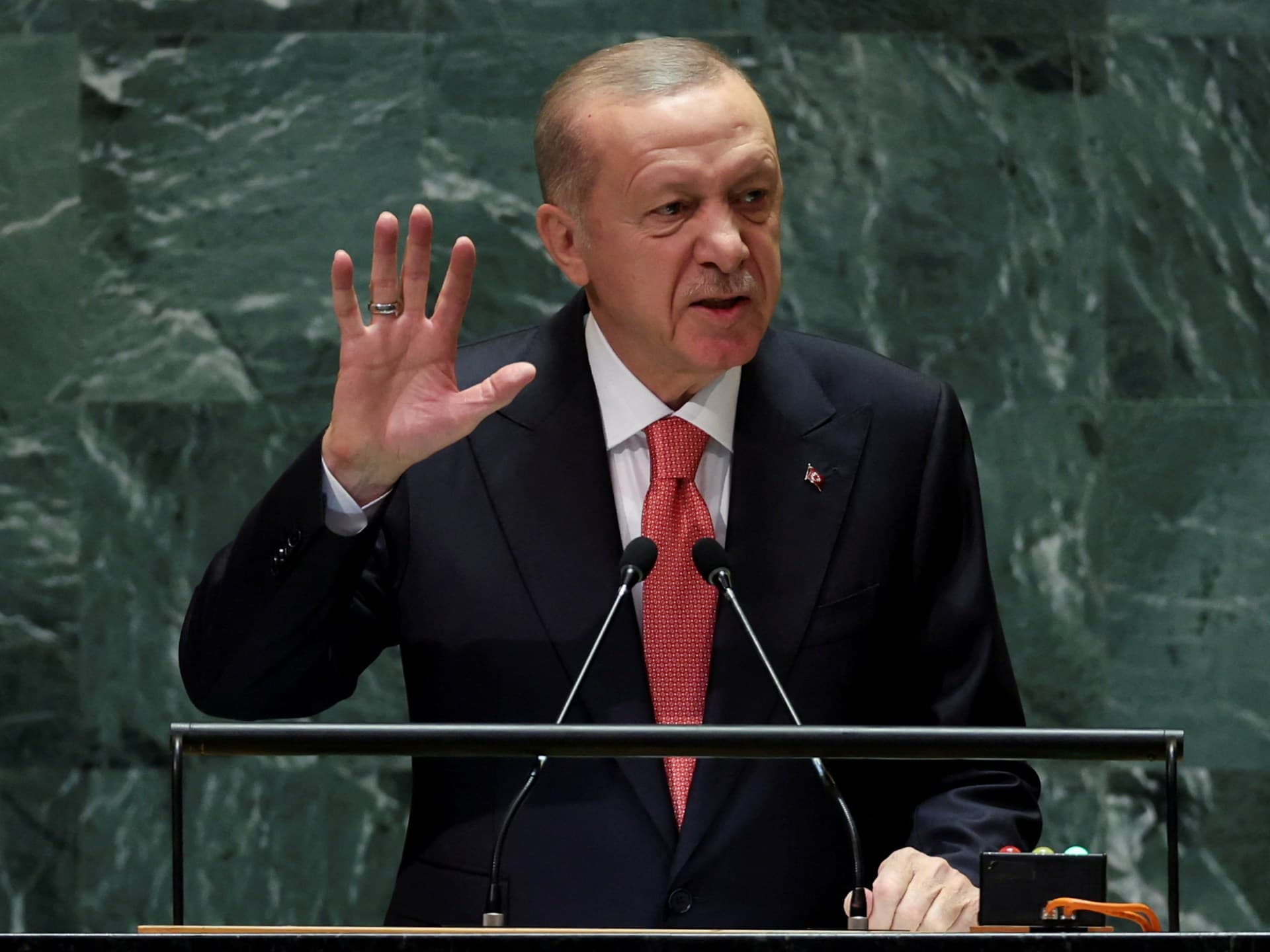 Erdogan: Turkey cannot accept displacement or extermination of Palestinians