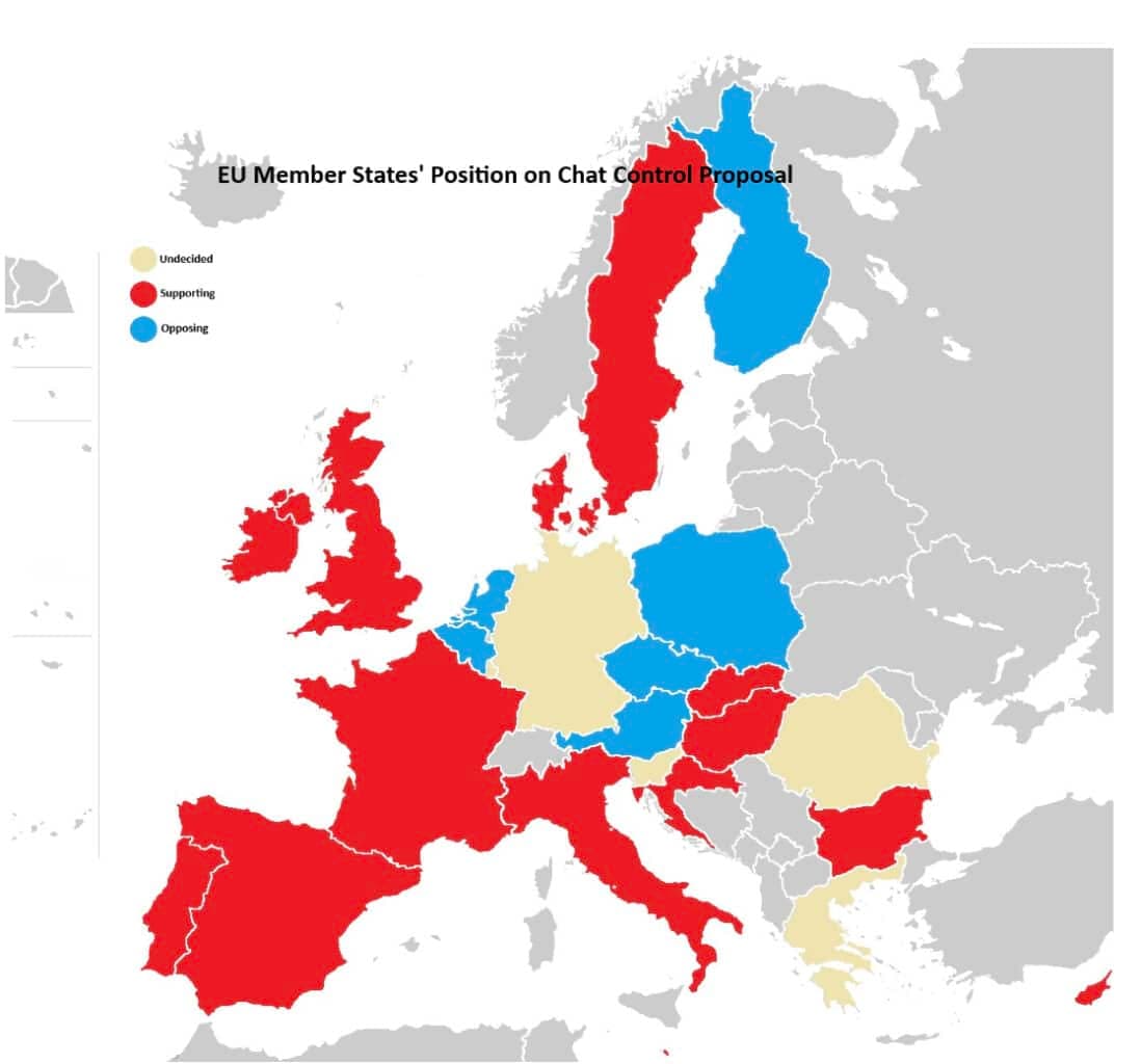 EU's Chat Control legislation to scan messages, share data with police