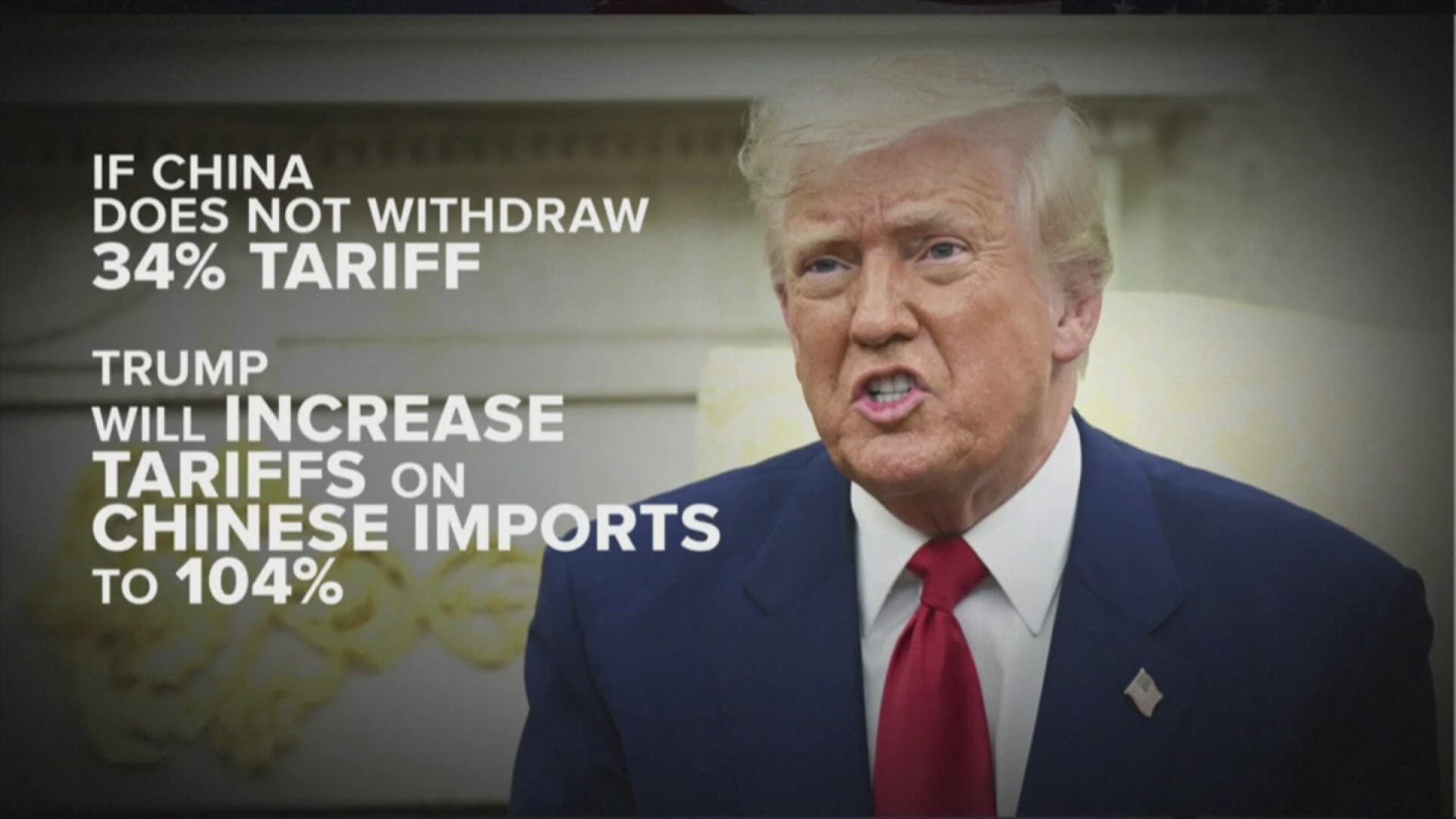 Trump imposes 100% additional tariffs on China, total 135%, effective November 1