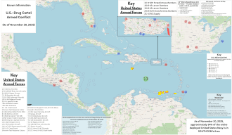 14 U.S. Navy ships operating in SOUTHCOM area of responsibility