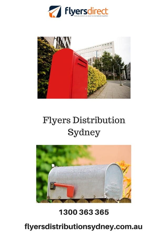 120,000 flyers distributed across Sydney for political party project