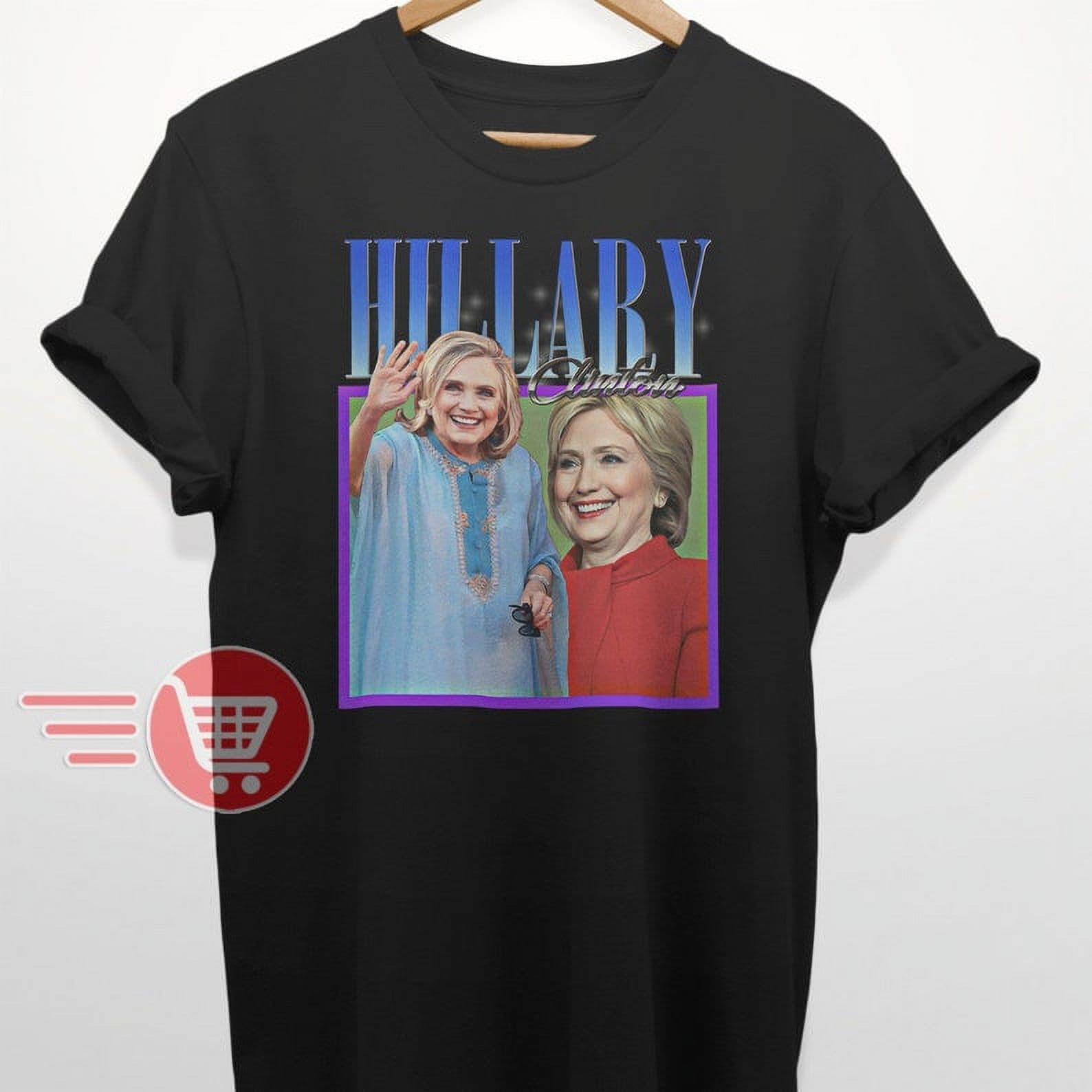 Hillary Clinton sells T-shirts and scrunchies to raise funds