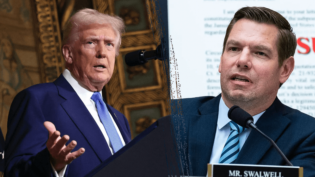 Congressman Eric Swalwell vows to target Trump associates if Democrats win in 2026