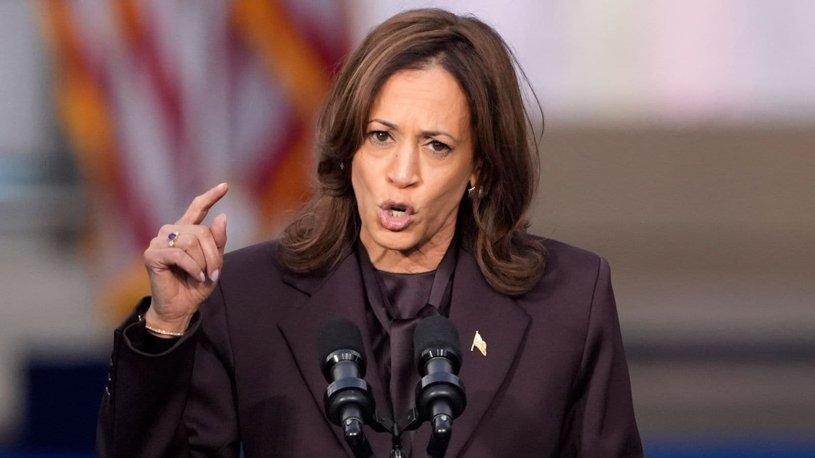 Kamala Harris says Trump has 'literally declared war on Americans'