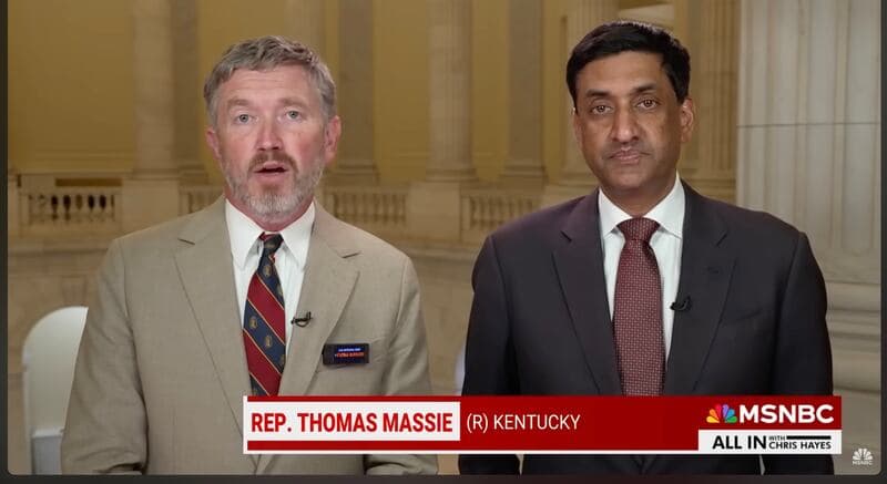 Reps. Ro Khanna and Thomas Massie draft impeachment articles against Pam Bondi