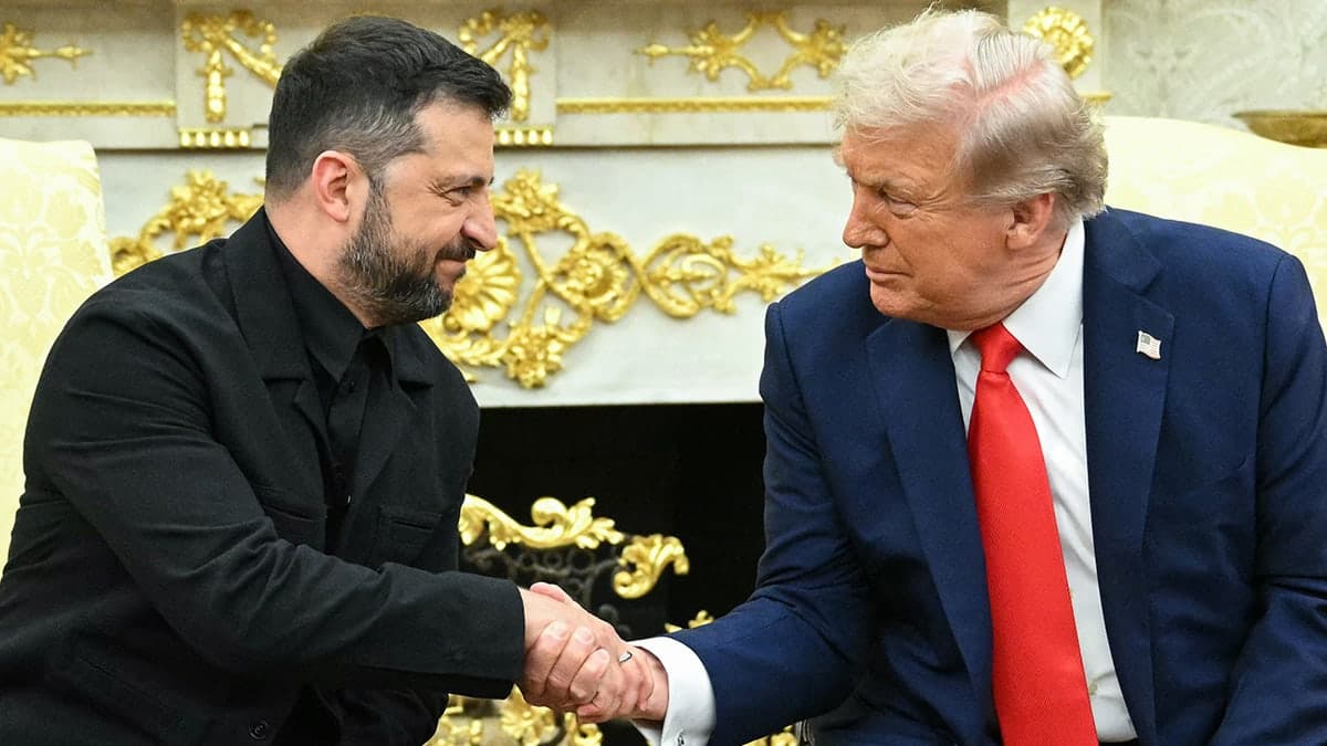 Zelensky discusses deploying American troops in Ukraine with Trump