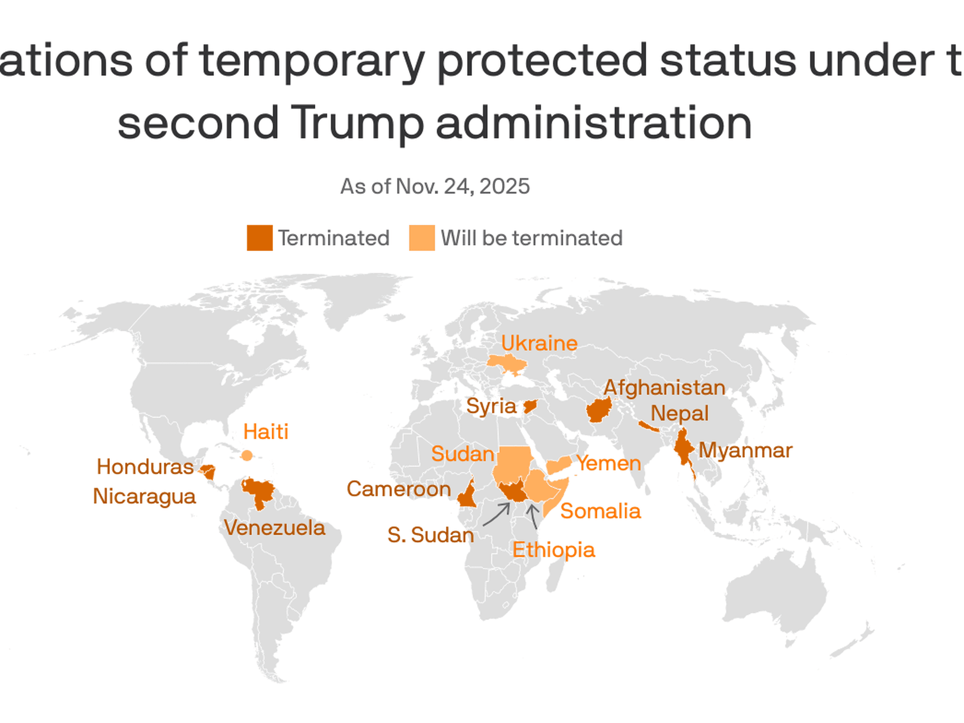Trump administration terminates Temporary Protected Status for Somalis