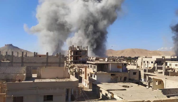 Israeli Airstrikes Target Palmyra in Central Syria Today