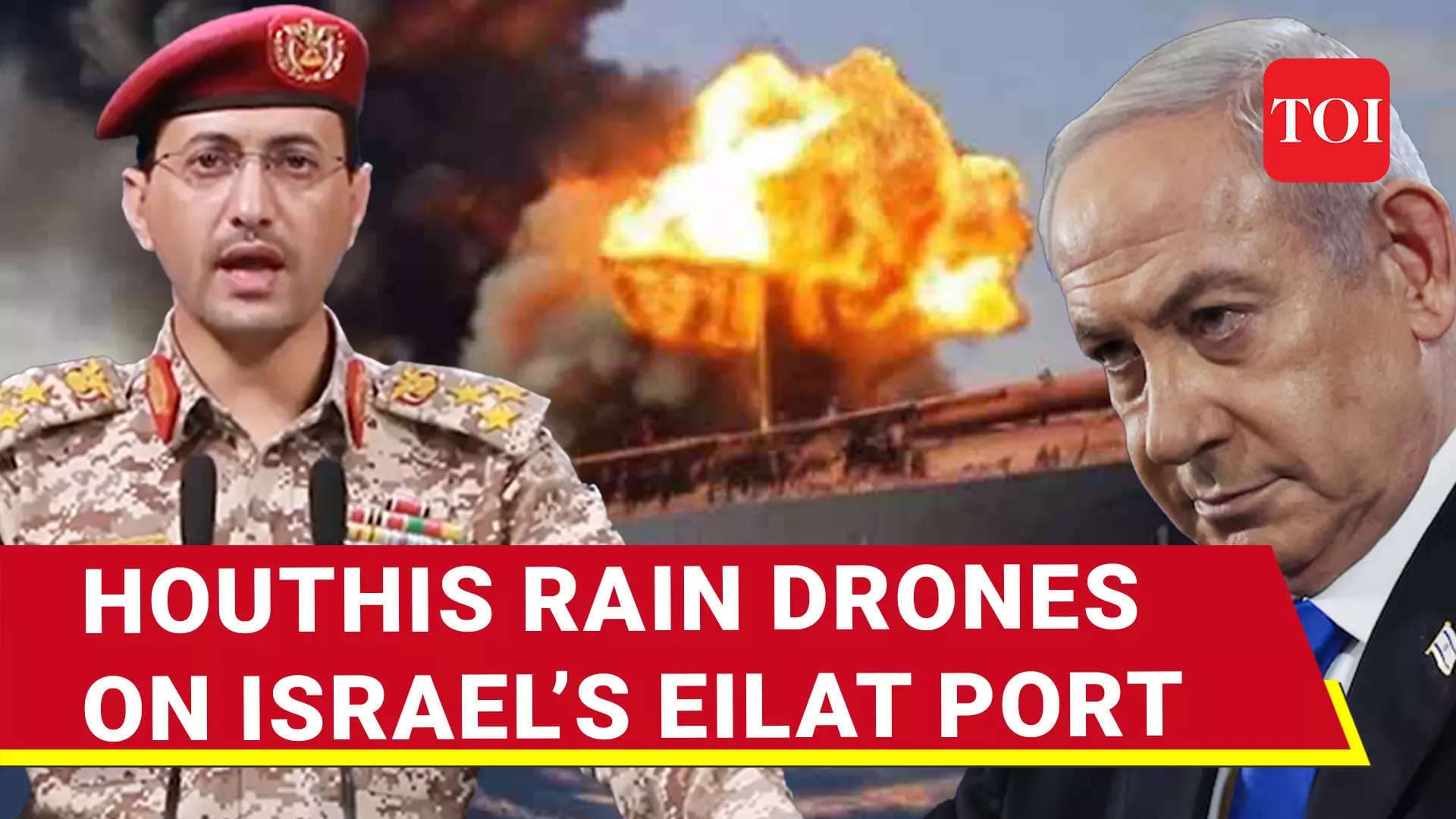 Houthi Drone Thwarted Over Eilat, Tensions Rise in Israel