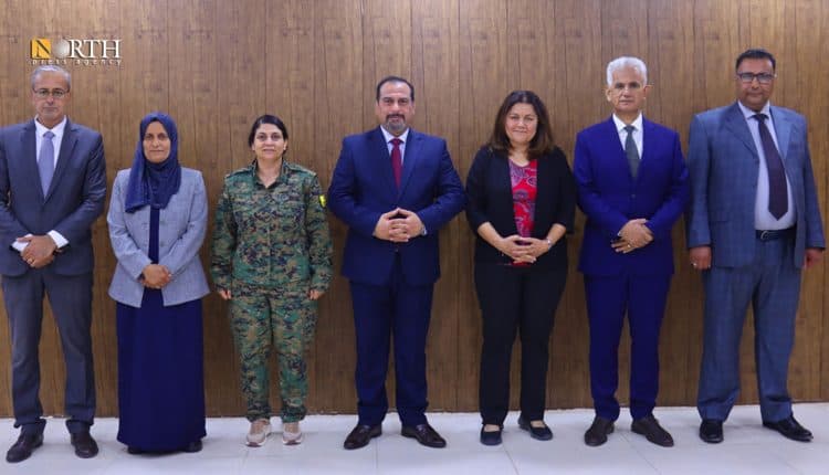 Delegation from Autonomous Administration of North and East Syria arrives in Damascus