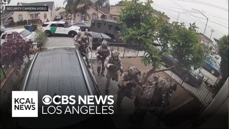 Federal Agents Use Explosive Breach in Huntington Park Raid