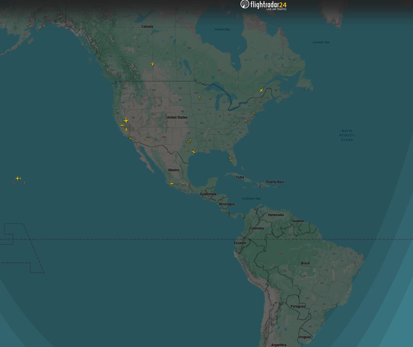 U.S. Air Force disables virtually all flight tracking transponders