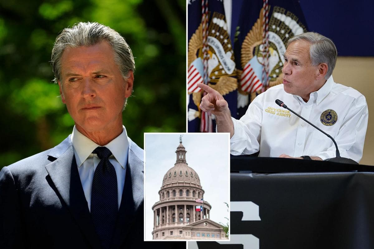 Texas Democrats Flee State Amid GOP's Controversial Redistricting Push, Newsom Backs Fight