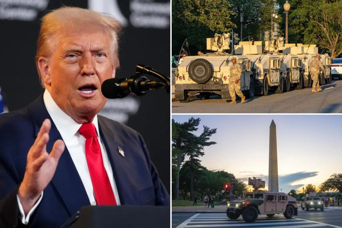 Trump Seeks Extended Federal Oversight for D.C. to Set National Crime-Fighting Standard