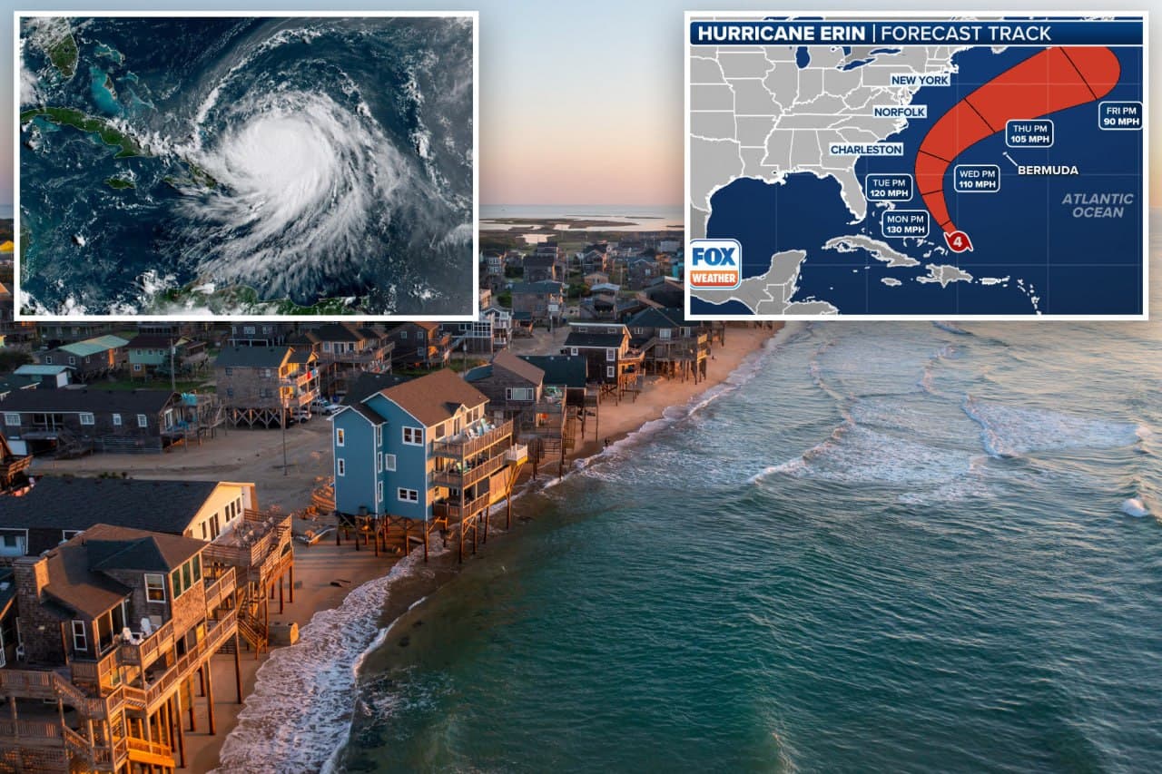 Breaking: Mandatory Evacuations in North Carolina as Category 4 Hurricane Erin Approaches