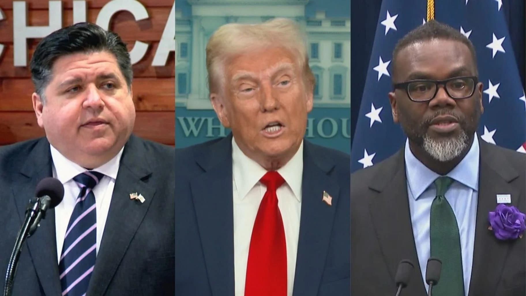 Amid Crime Decline, Pritzker Slams Trump's Threat to Deploy Guards