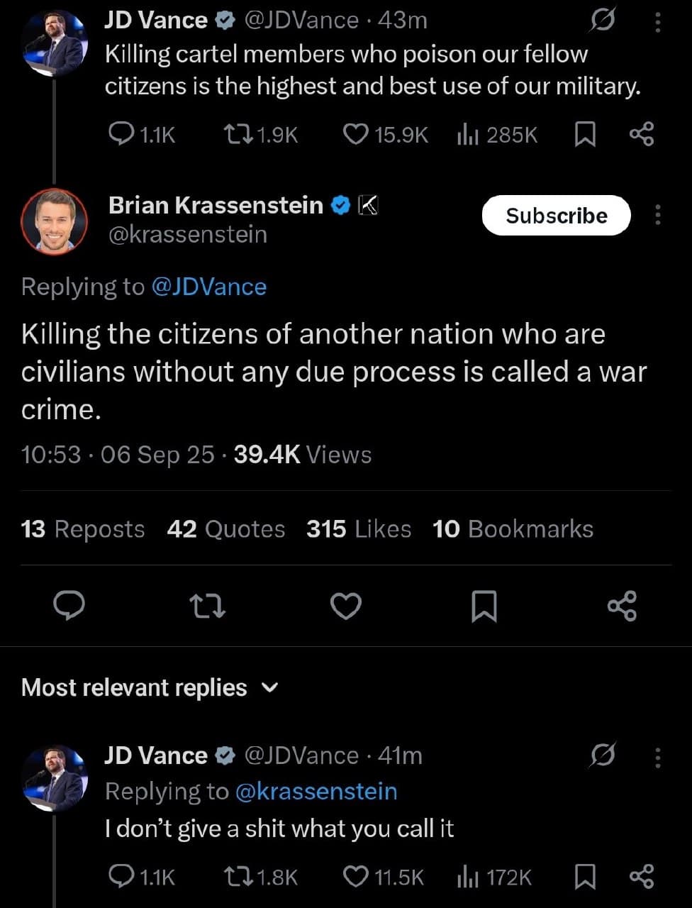 JD Vance Defends Military Action Against Alleged Drug Smugglers