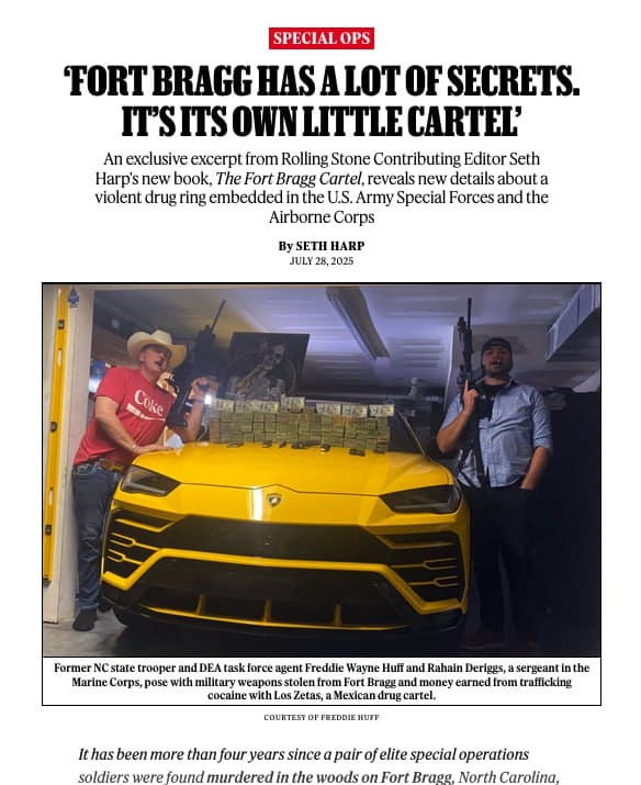 Inside the Deadly Power Struggle: Cops and Soldiers Drive Carolina's Cocaine Trade