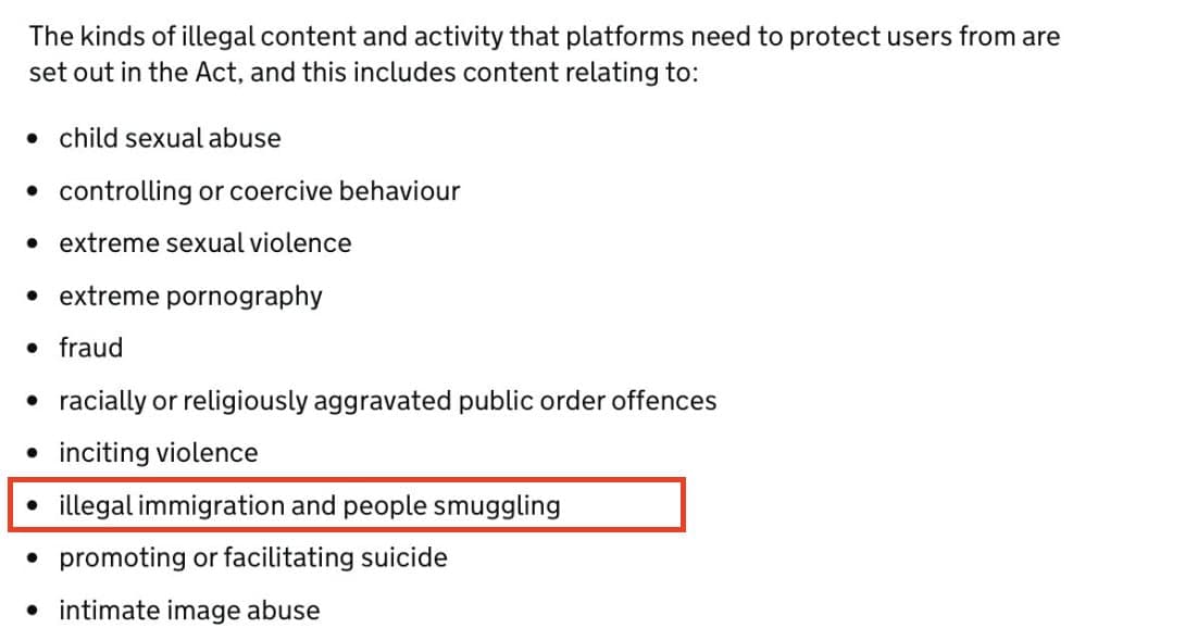 UK's Online Safety Act Labels Immigration Criticism as 'Harmful,' Threatening Free Speech