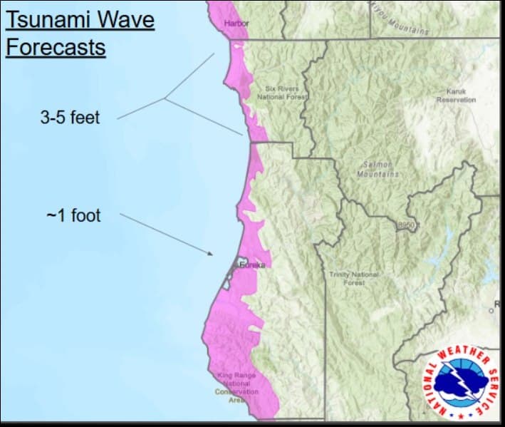 Urgent Tsunami Alert: NWS Forecasts Up to 10-Foot Waves for Northern California