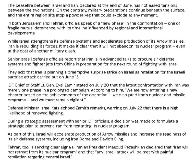 Iran Nears Deal for Chinese Air Defenses, Plans Surprise Attack on Israel