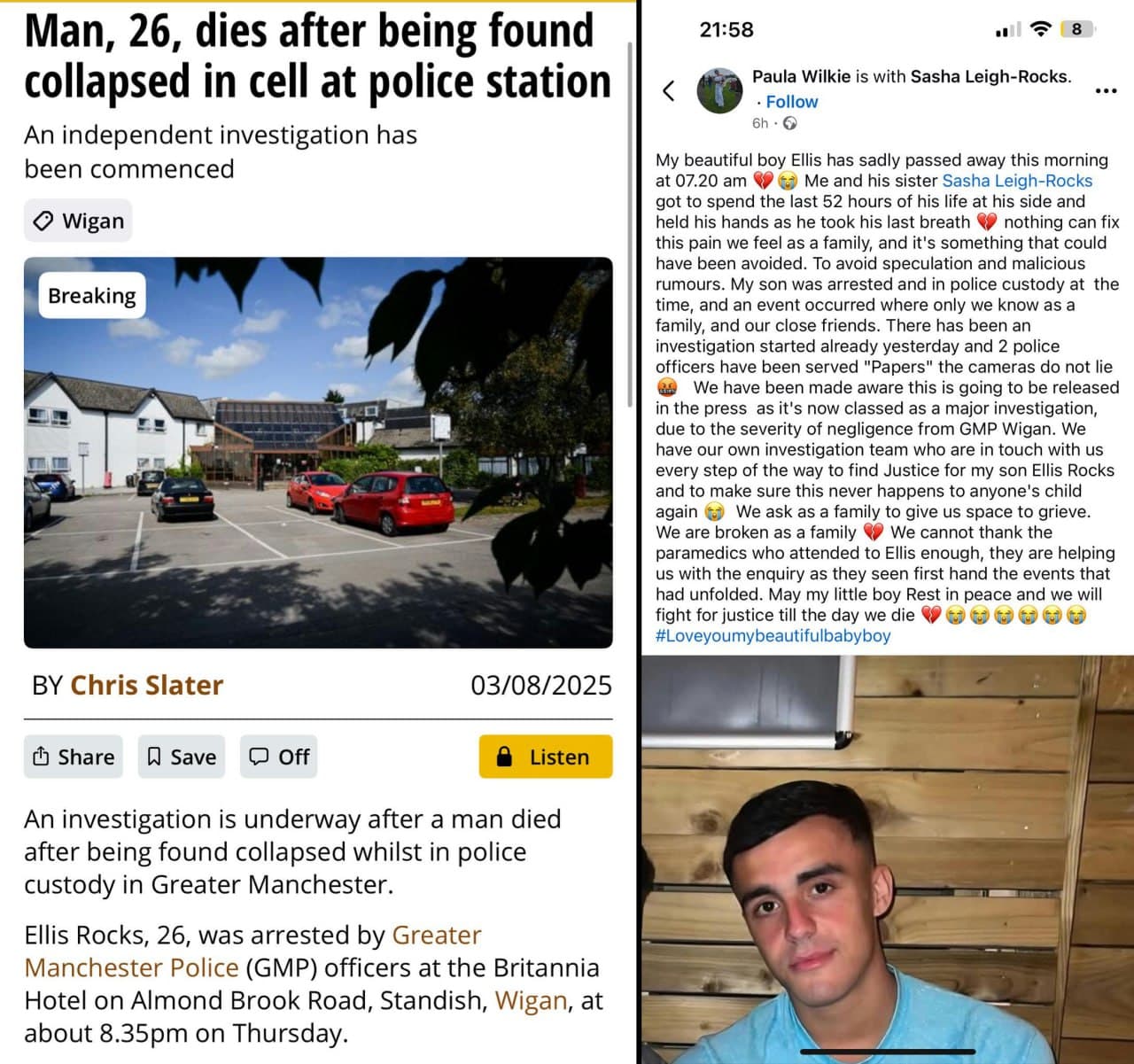 26-Year-Old British Protester Dies in Police Custody, Sparking Outrage and Fears of Civil Unrest