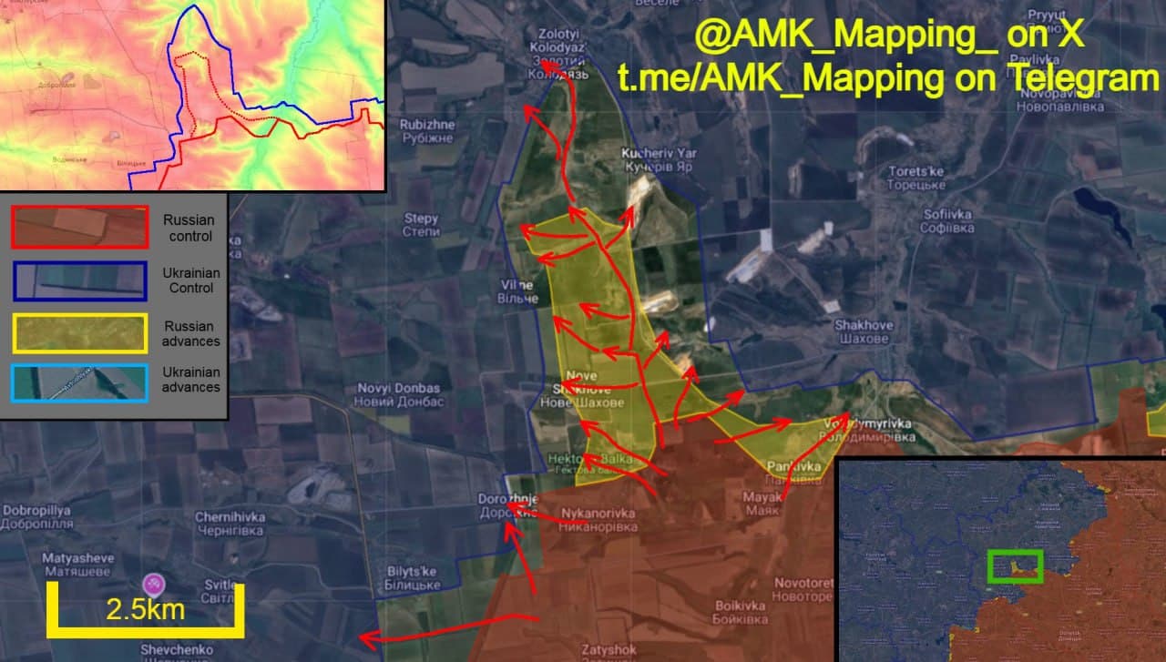 Russian Troops Advance 7 km, Threatening Key Ukrainian Supply Route Near Kramatorsk