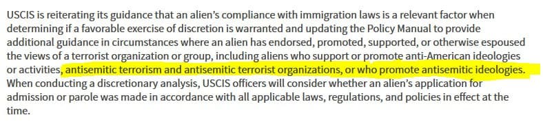 Breaking: DHS Reveals New Guidance on Immigrant Benefits, Omits Anti-White Activity