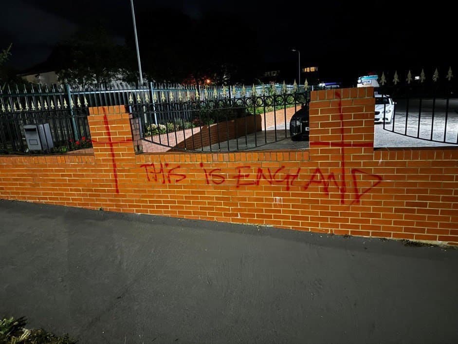 Essex Mosques Defaced with St. George's Cross Amid Cultural Tensions