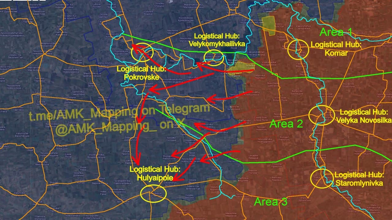 Russian Forces Advance on Strategic Towns, Threatening Gulyaipole