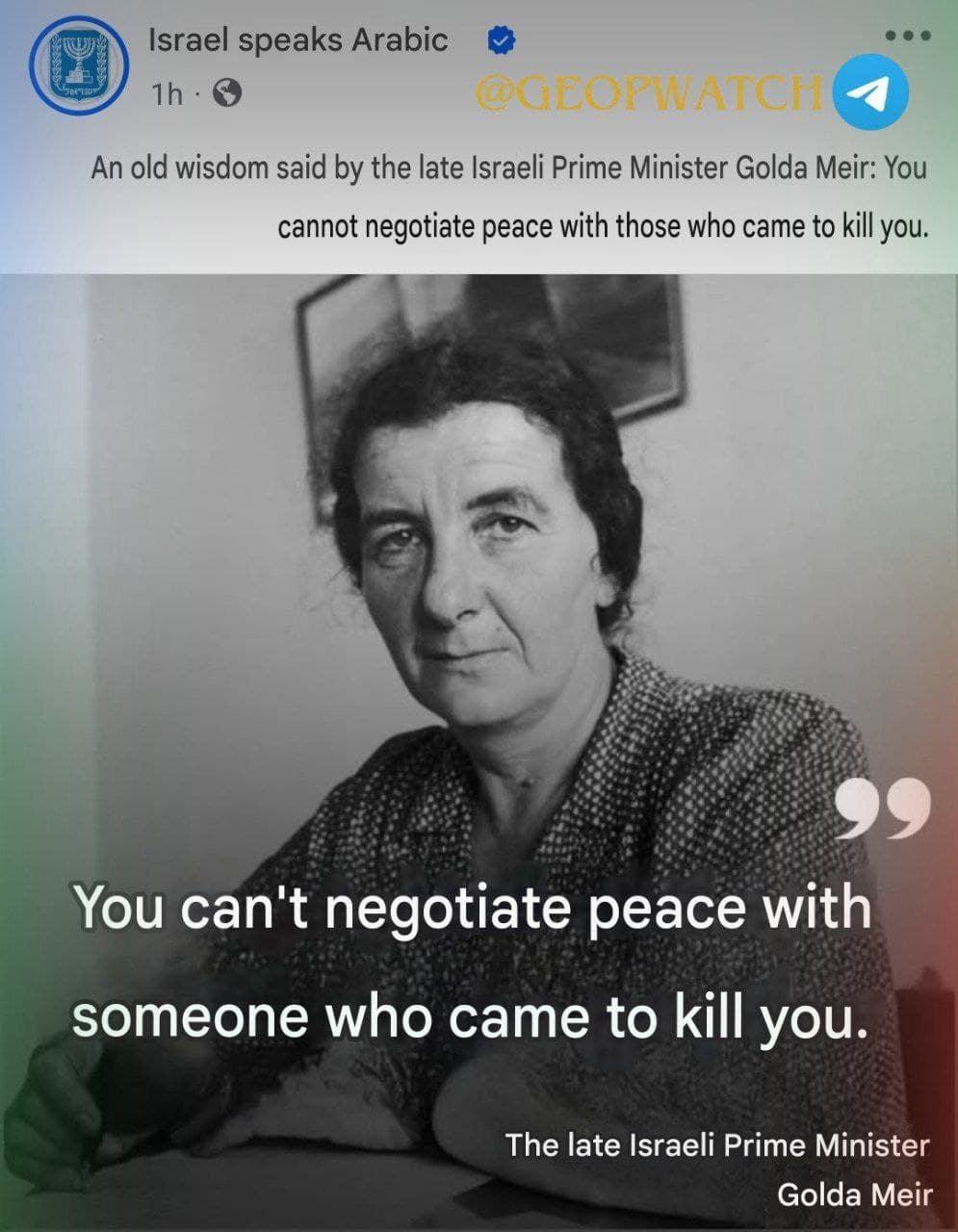 Israel Rejects Peace Talks, Citing Untrustworthiness of Hamas