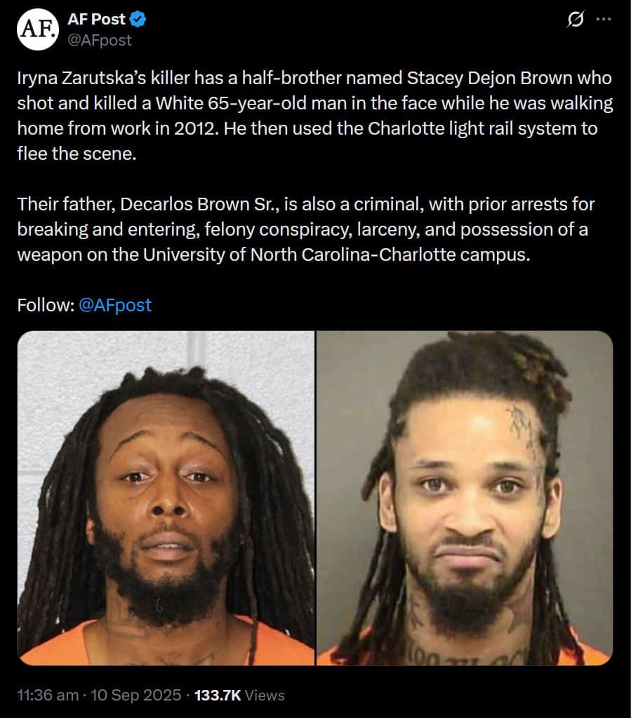 Half-Brother of Iryna Zarutska's Killer Has Violent Past