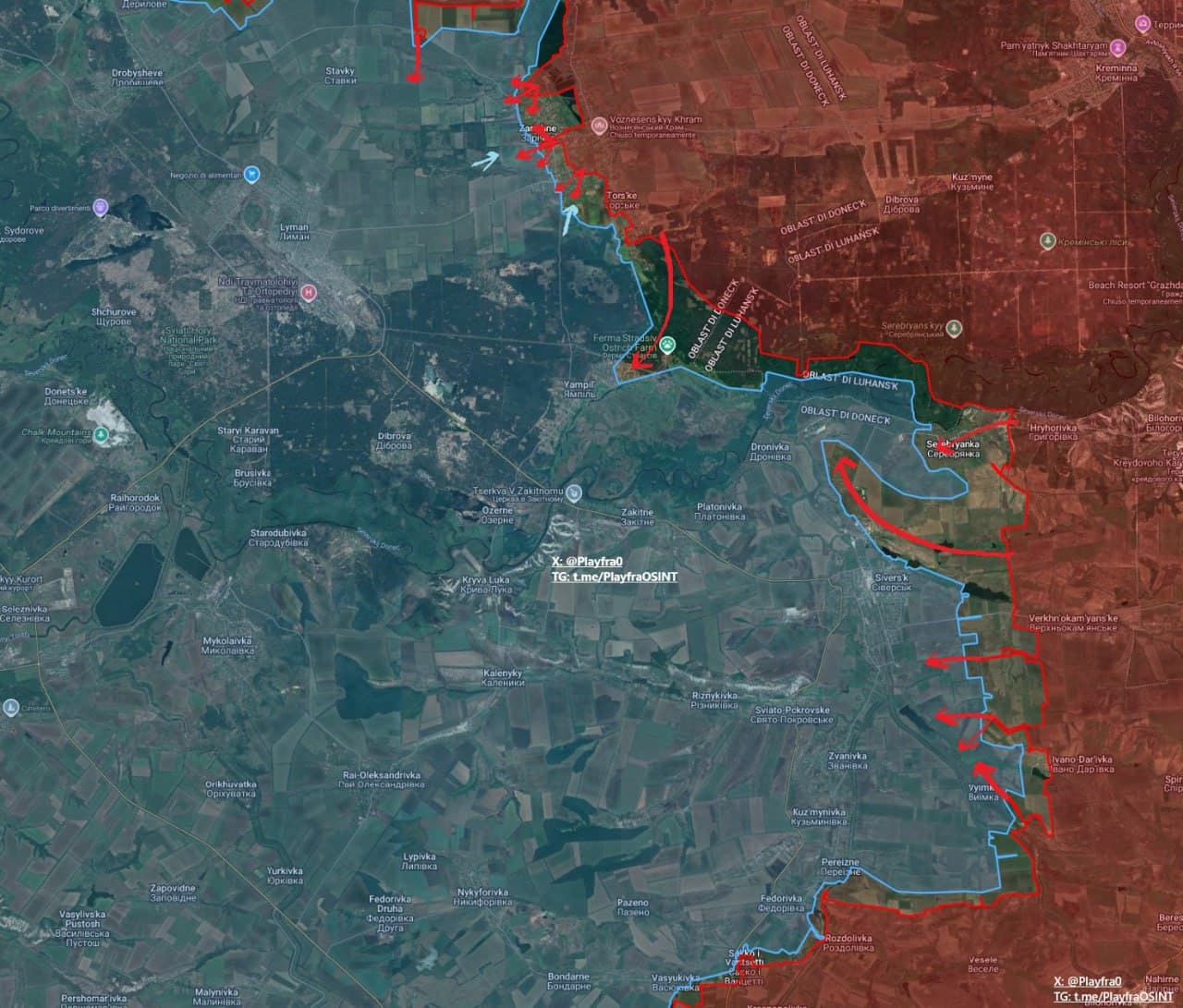 Russian troops reach Yampol, attempt to infiltrate towards Dronovka