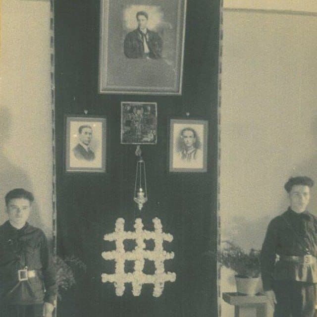 Funerals of Iron Guard heroes Ion Moța and Vasile Marin held on January 13, 1937