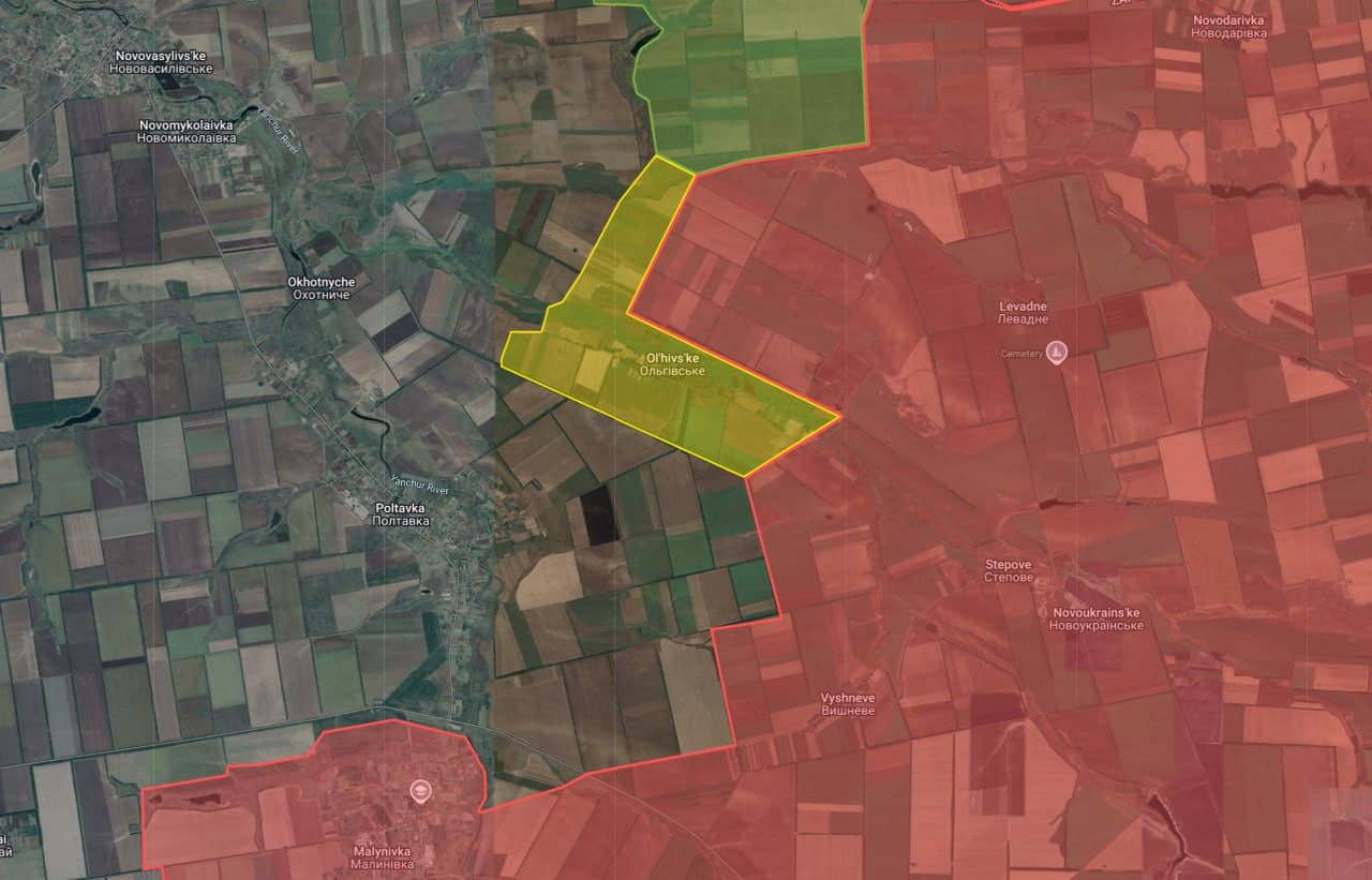 Russian troops capture villages of Olgovskoye and Novoivanovka in Zaporozhzhia