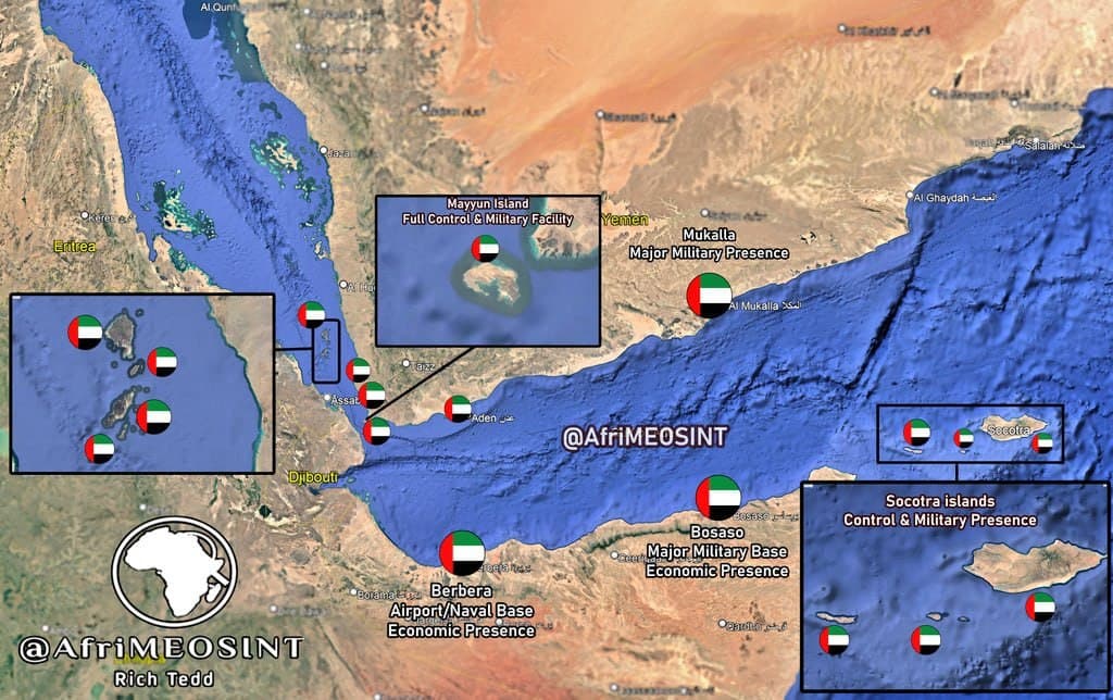 UAE establishes largest military presence in Gulf of Aden and Red Sea