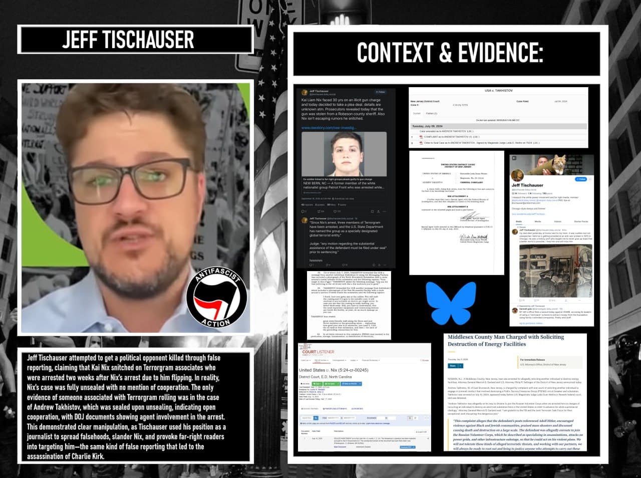 Jeff Tischauser accused of false reporting to incite violence against Kai Nix