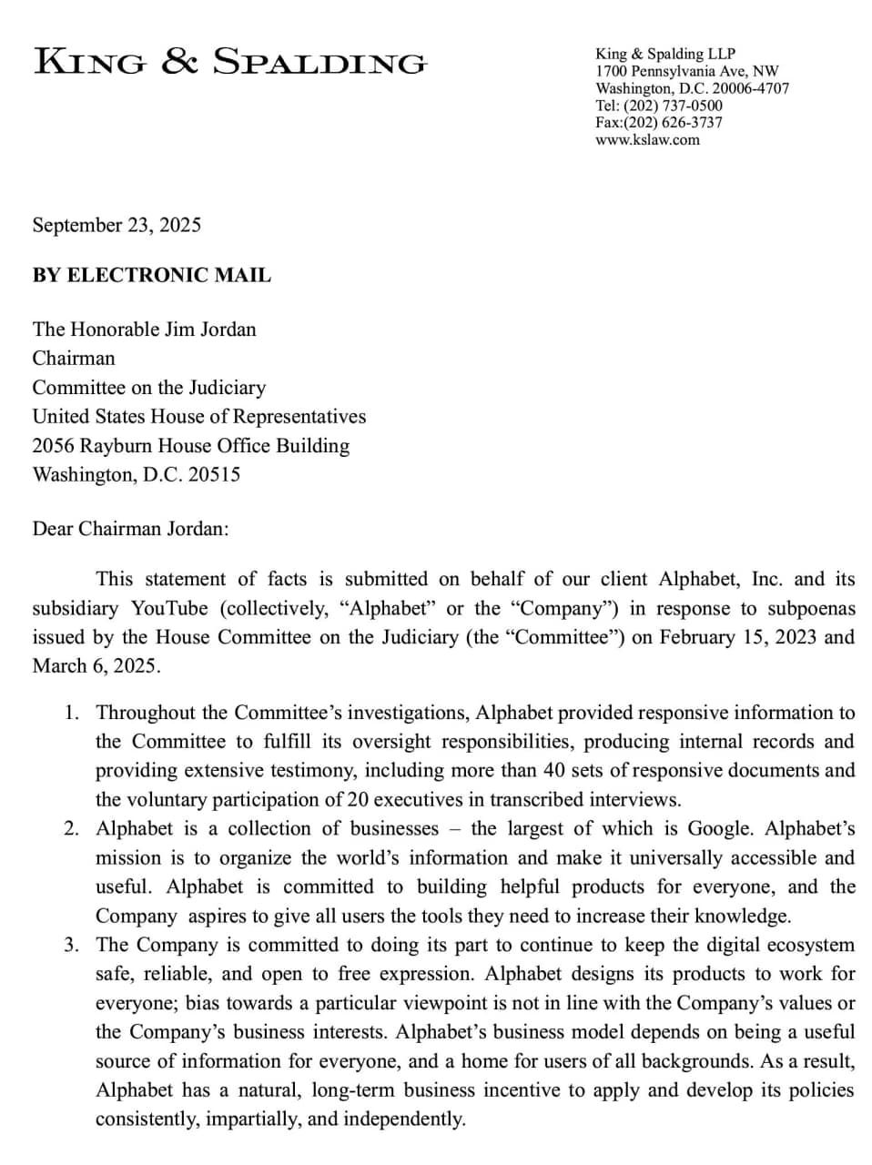 Google admits to censoring YouTube creators at Biden Administration's request