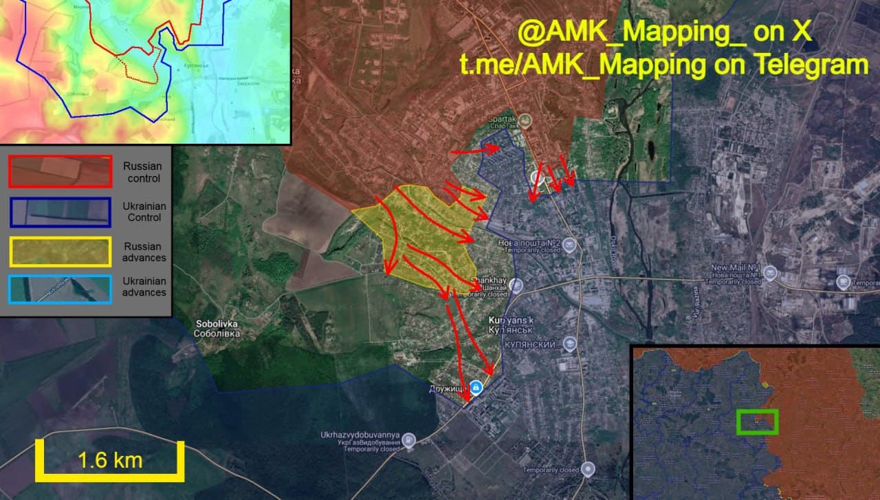 Russian troops capture neighborhood in Kupyansk, advance towards Sobolevka