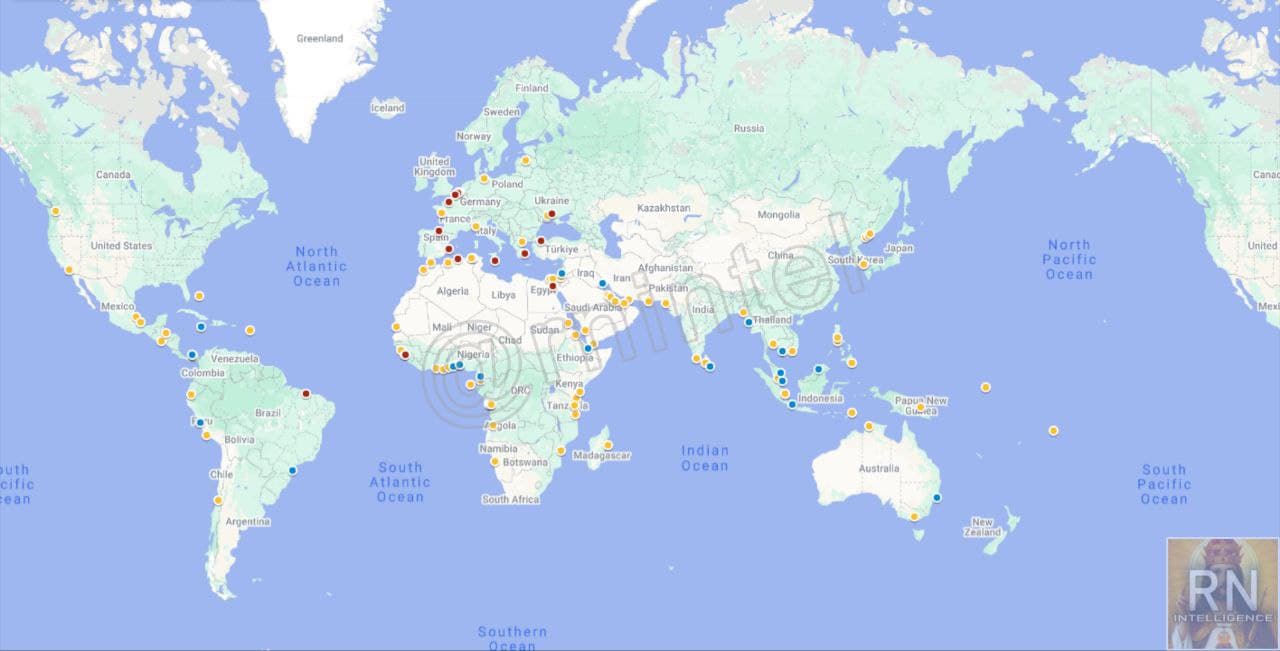 China signs 71 shipping agreements, controls 18 military-capable ports