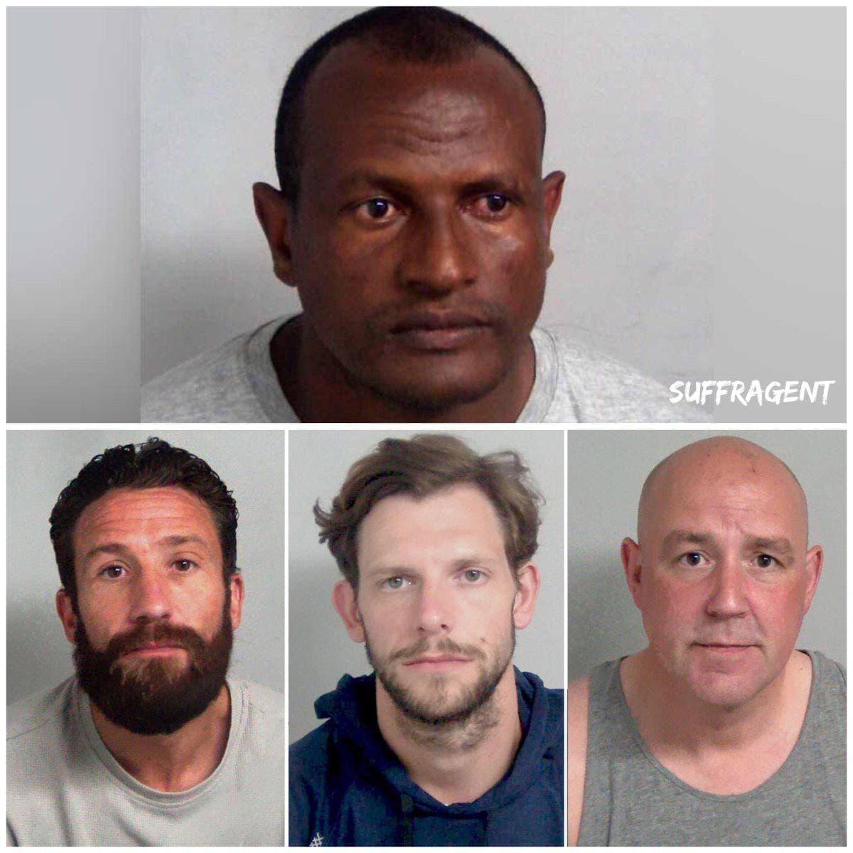 Three Epping protesters jailed for 2 years, migrant gets 12 months