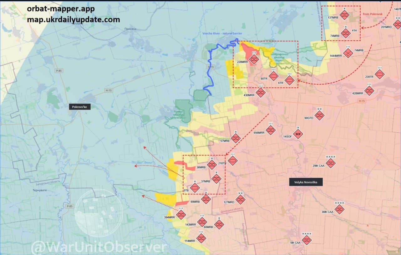Russia redeploys forces away from southern Pokrovsk, advancing 9 miles