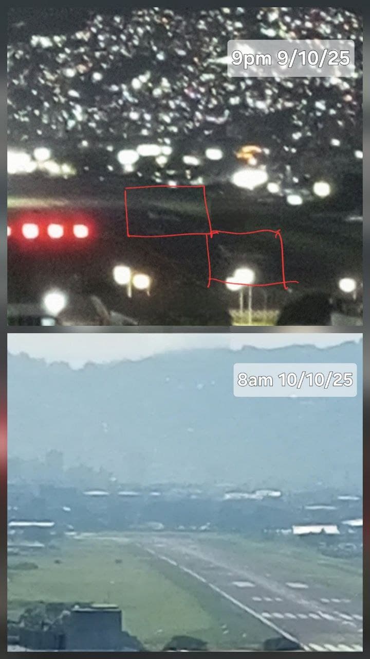 Venezuela blocks airstrips nightly with aircraft at either end