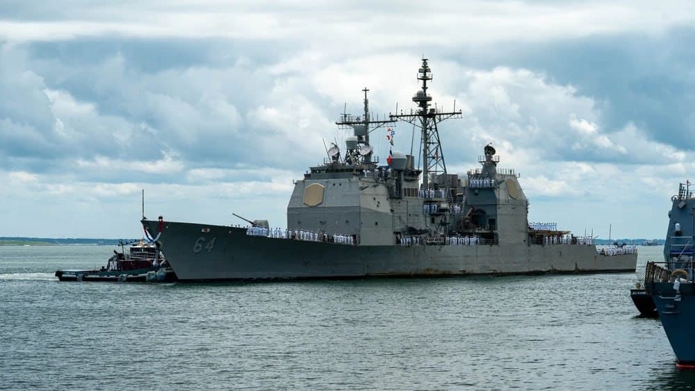 U.S. Navy deploys USS Gettysburg to Caribbean for Venezuela operations