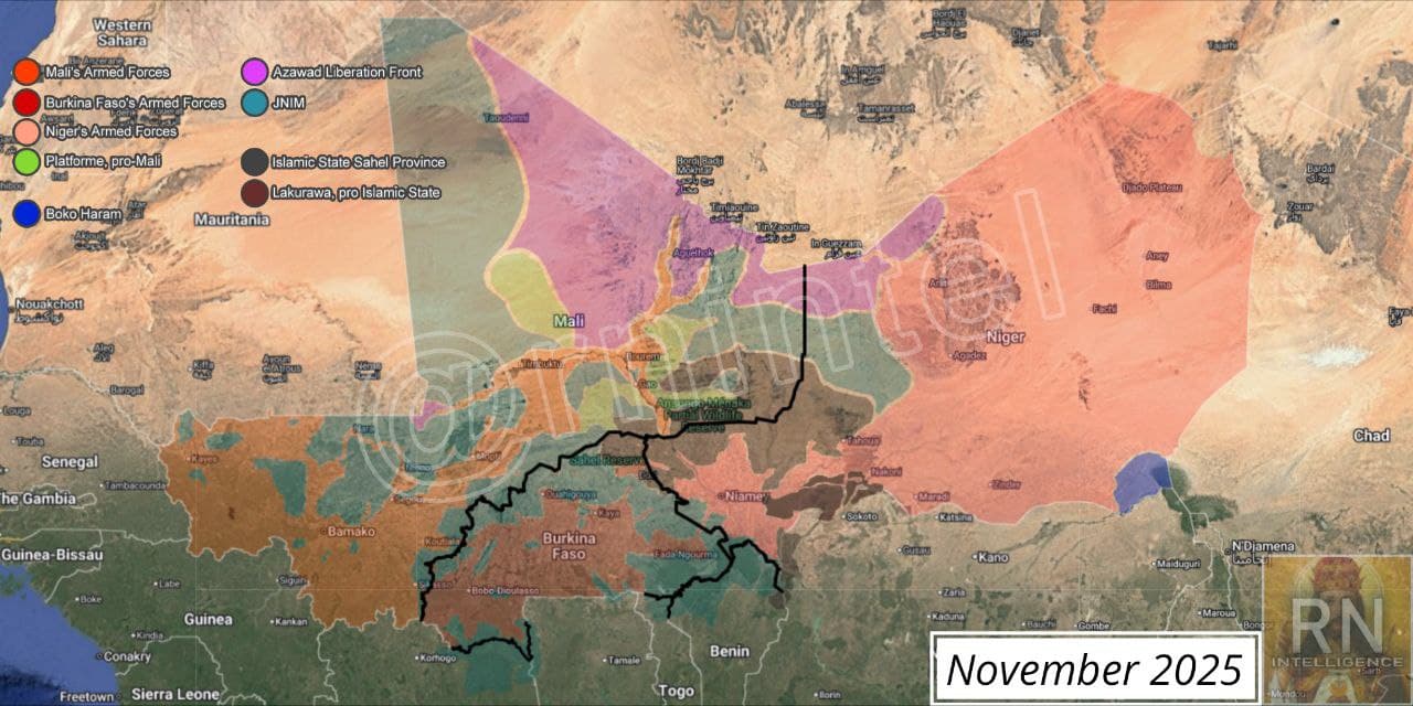 JNIM expands control in Mali, Burkina Faso, and Niger amid security collapse