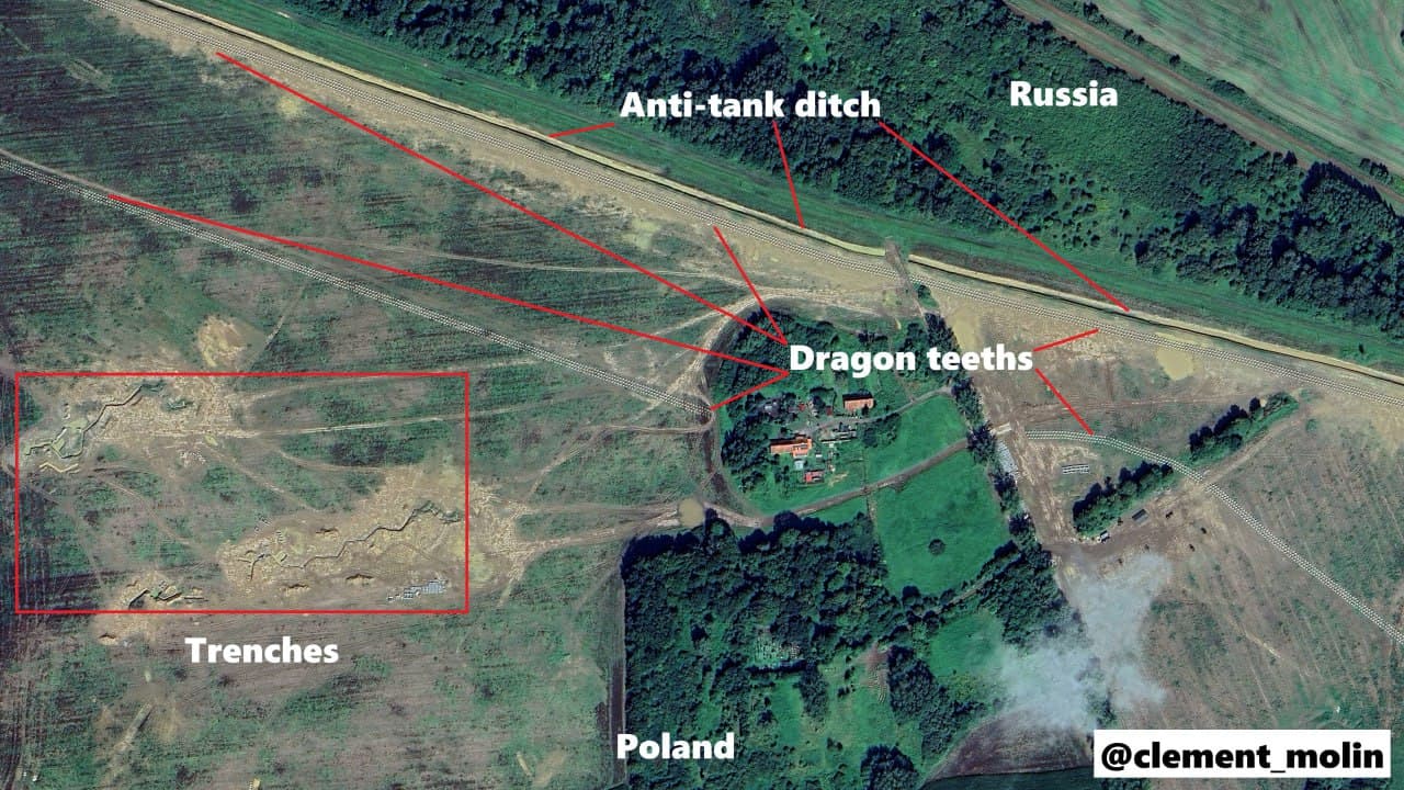 Poland begins construction of eastern shield on Kaliningrad border