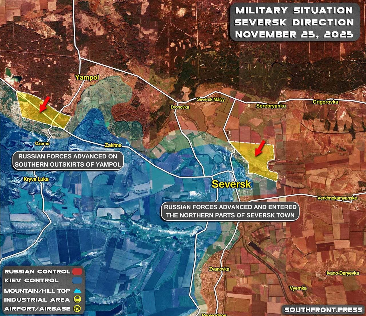 Russian troops capture strongholds of Gulyaipole and Seversk