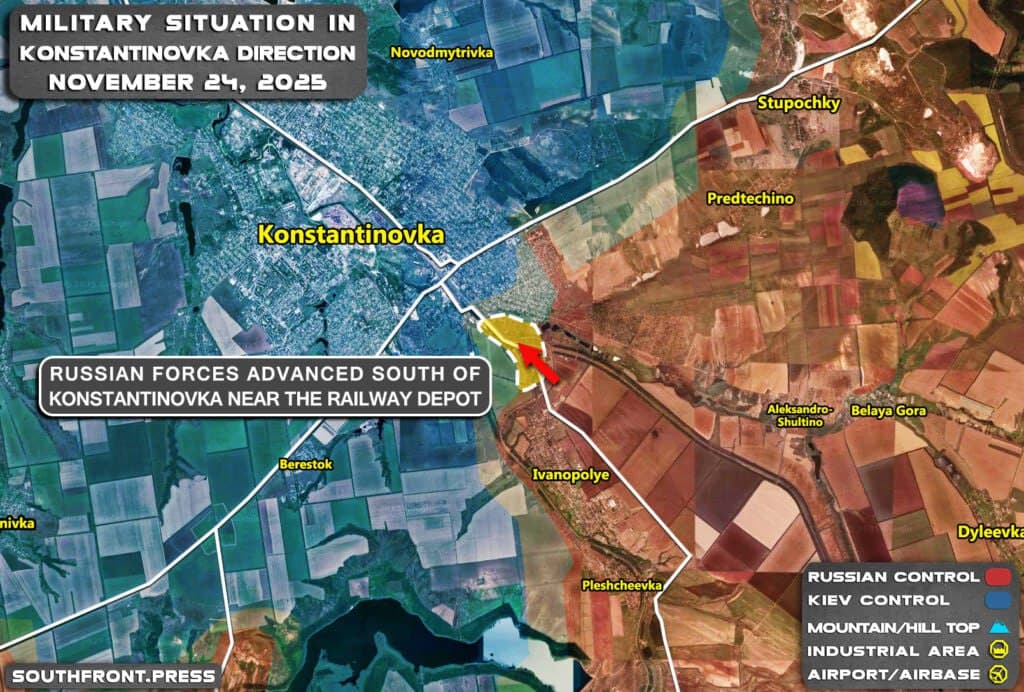 Southfront reports on military situation in Ukraine on November 29, 2025
