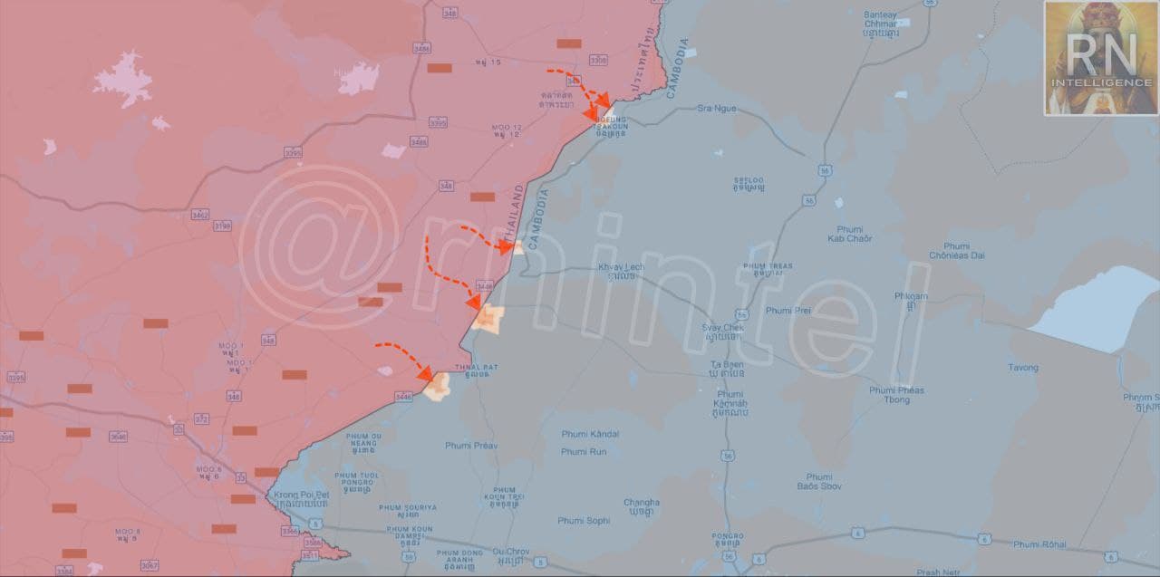 Four Thai military incursions noted in western Cambodia's Poi Pet