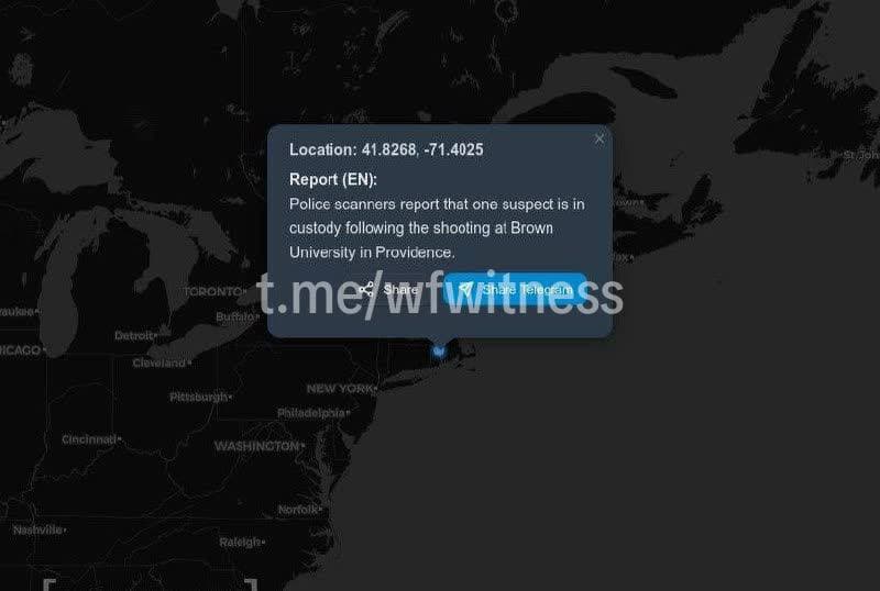 One suspect in custody after shooting at Brown University